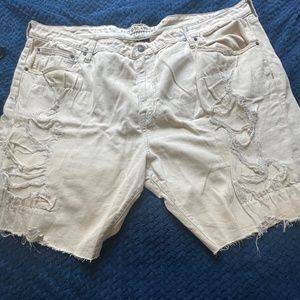 Men's American Eagle Extreme Flex Distressed Shorts Size 46